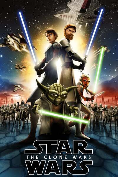 Star Wars: The Clone Wars Hindi Dubbed Movie Poster (2008)