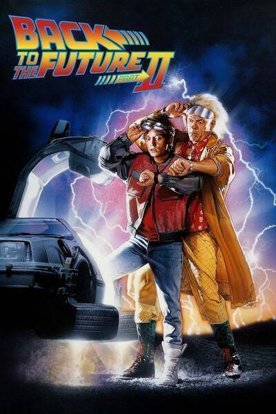 Back to the Future Part II Hindi Dubbed Movie Poster (1989)