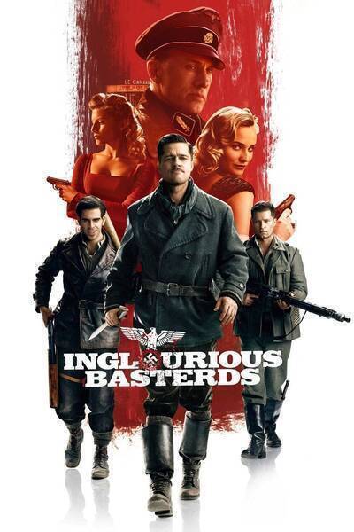 Inglourious Basterds Hindi Dubbed Movie Poster (2009)