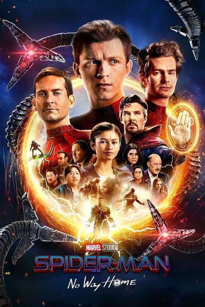 Spider-Man: No Way Home Hindi Dubbed Movie Poster (2021)