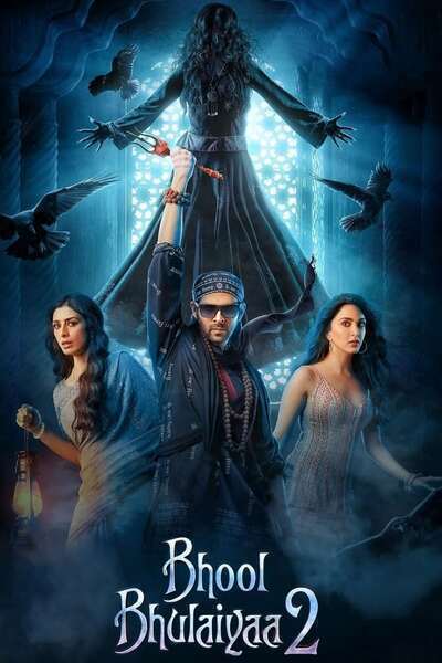 Bhool Bhulaiyaa 2 Hindi Dubbed Movie Poster (2022)