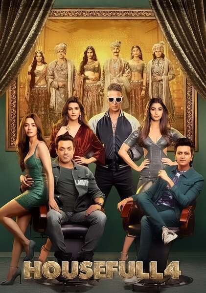 Housefull 4 Hindi Dubbed Movie Poster (2019)
