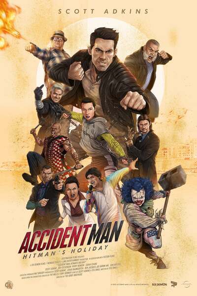Accident Man: Hitman's Holiday Hindi Dubbed Movie Poster (2022)