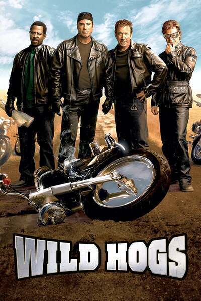 Wild Hogs Hindi Dubbed Movie Poster (2007)