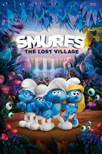 Smurfs: The Lost Village Hindi Dubbed Movie Poster (2017)