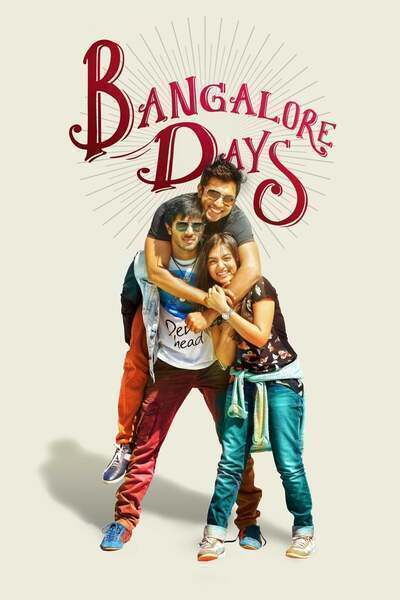 Bangalore Days Hindi Dubbed Movie Poster (2014)