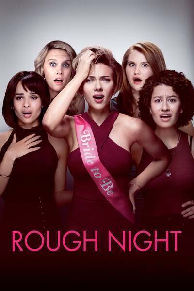 Rough Night Hindi Dubbed Movie Poster (2017)
