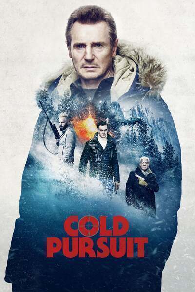 Cold Pursuit Hindi Dubbed Movie Poster (2019)