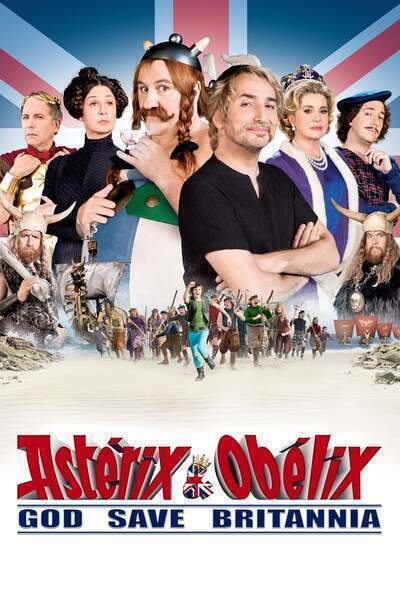 Asterix & Obelix: God Save Britannia Hindi Dubbed Movie Poster (2012)