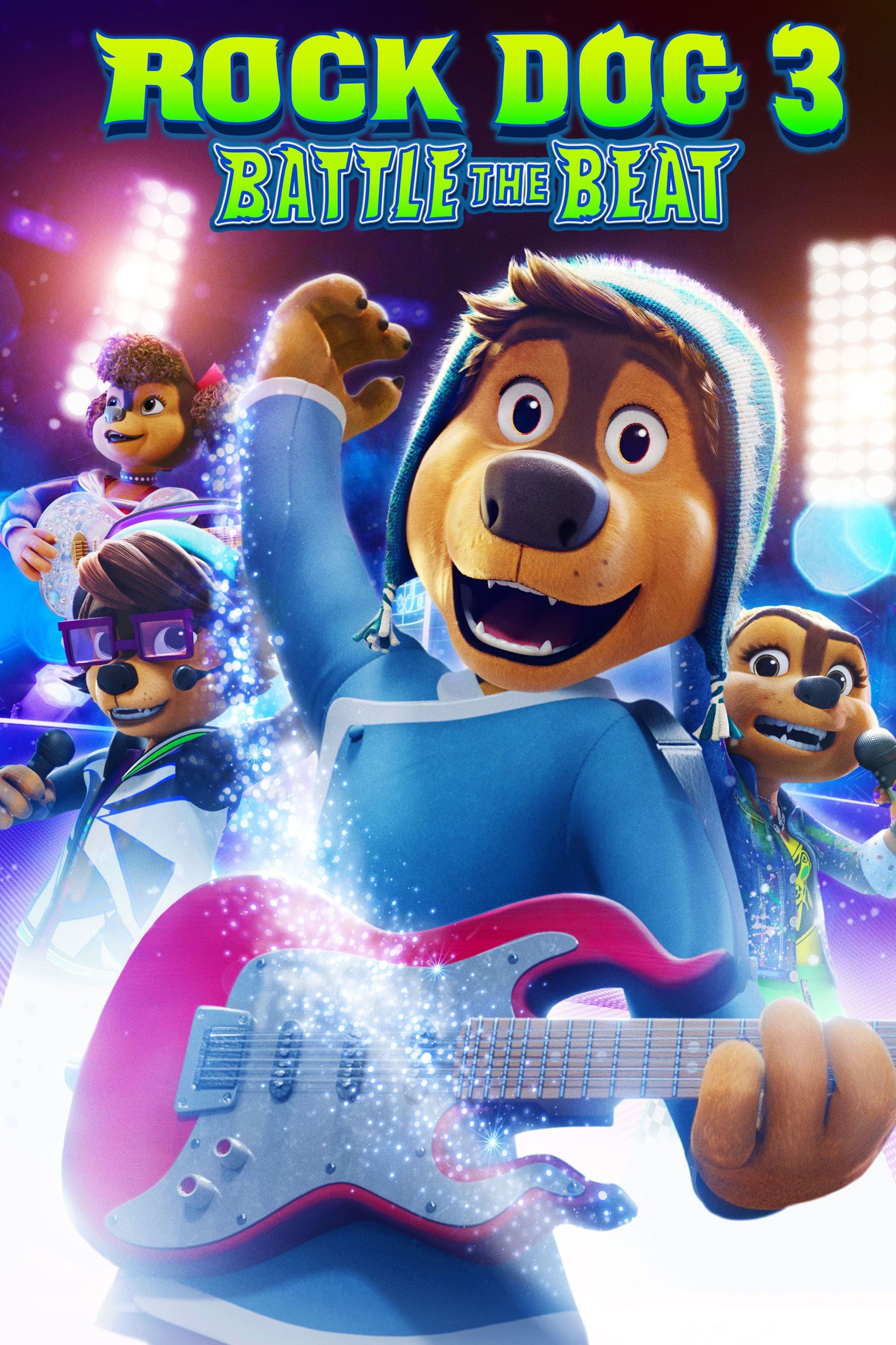 Rock Dog 3: Battle the Beat Hindi Dubbed Movie Poster (2023)