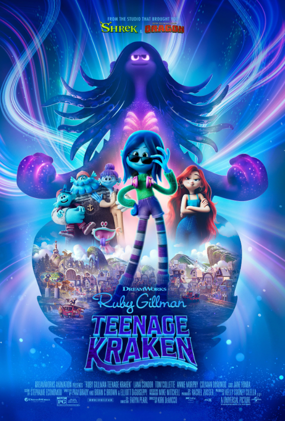 Ruby Gillman, Teenage Kraken Hindi Dubbed Movie Poster (2023)