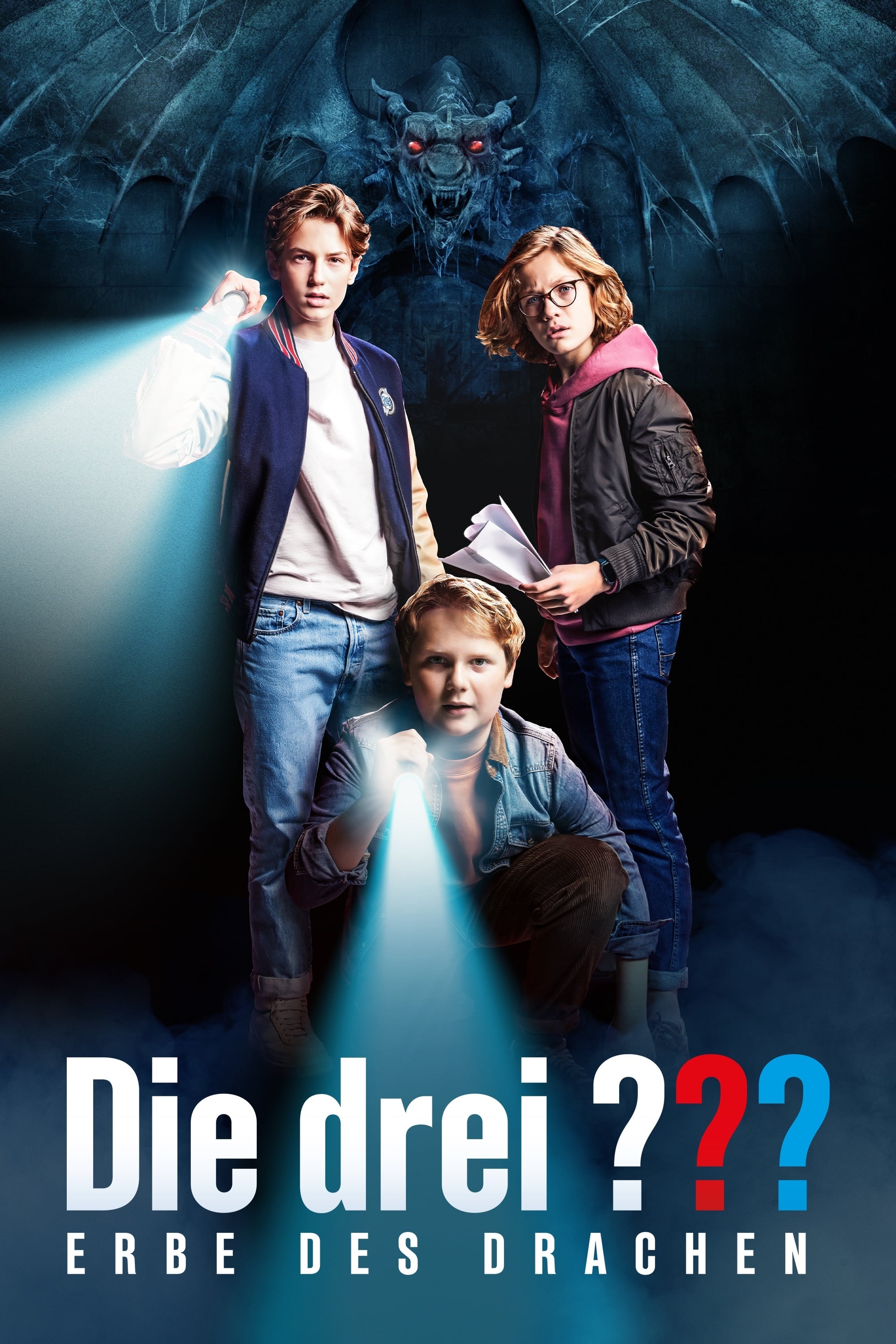 The Three Investigators and The Legacy of the Dragon Hindi Dubbed Movie Poster (2023)