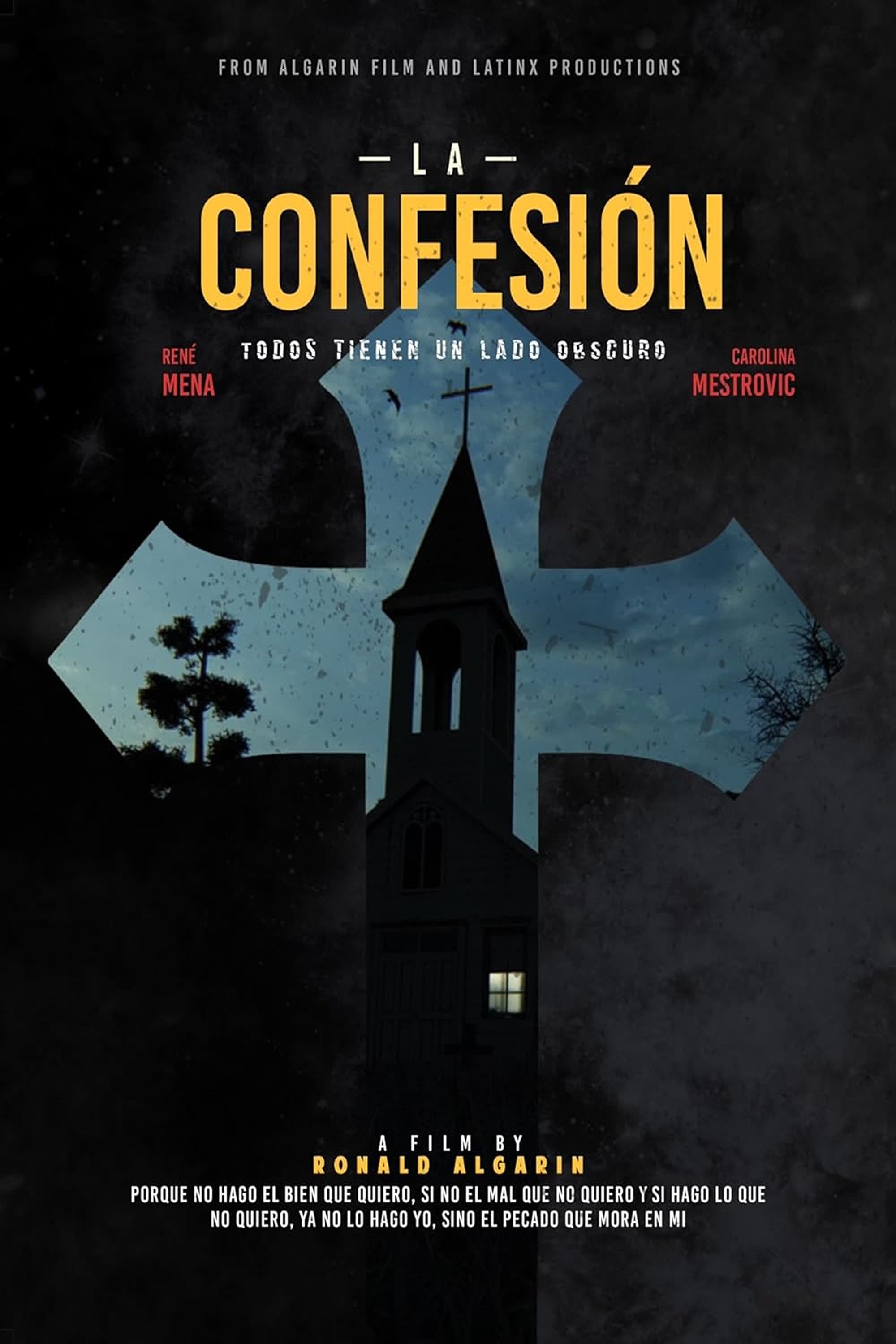 The Confession Hindi Dubbed Movie Poster (2024)