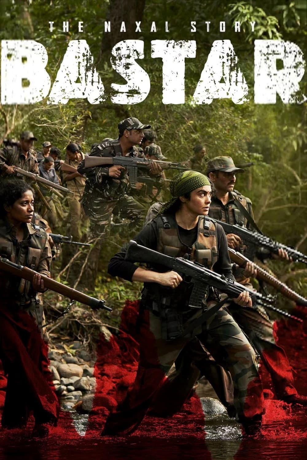 Bastar: The Naxal Story Hindi Dubbed Movie Poster (2024)