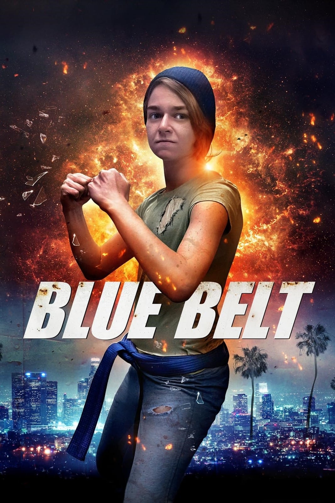 Blue Belt Hindi Dubbed Movie Poster (2024)