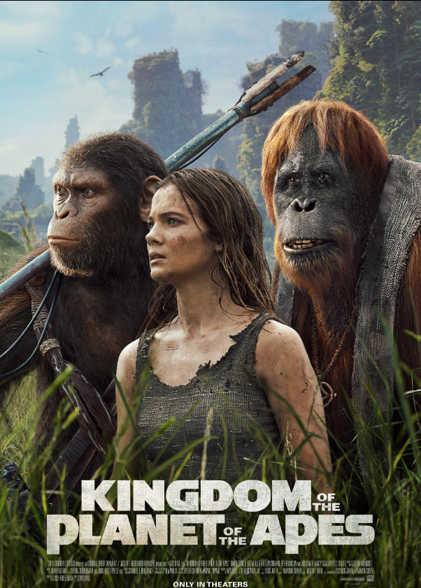 Kingdom of the Planet of the Apes Hindi Dubbed Movie Poster (2024)