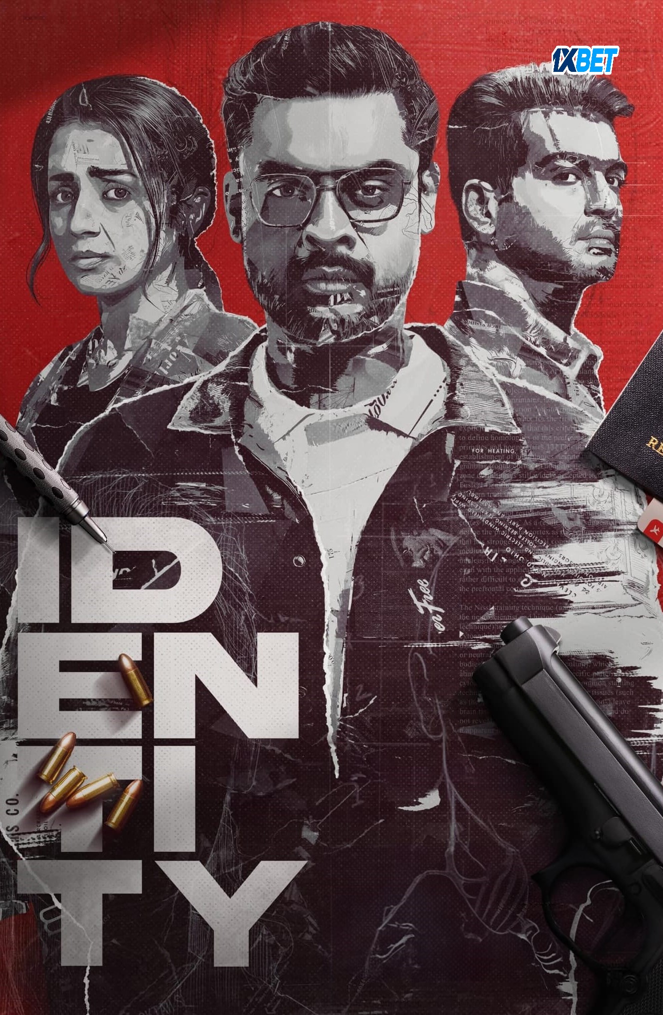 Identity Hindi Dubbed Movie Poster (2025)
