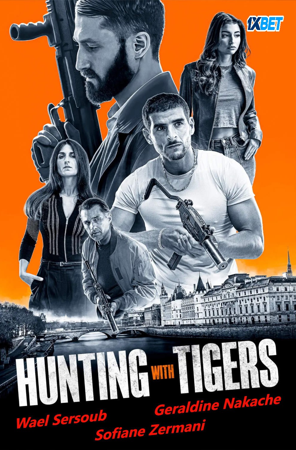 Hunting With Tigers Hindi Dubbed Movie Poster (2024)