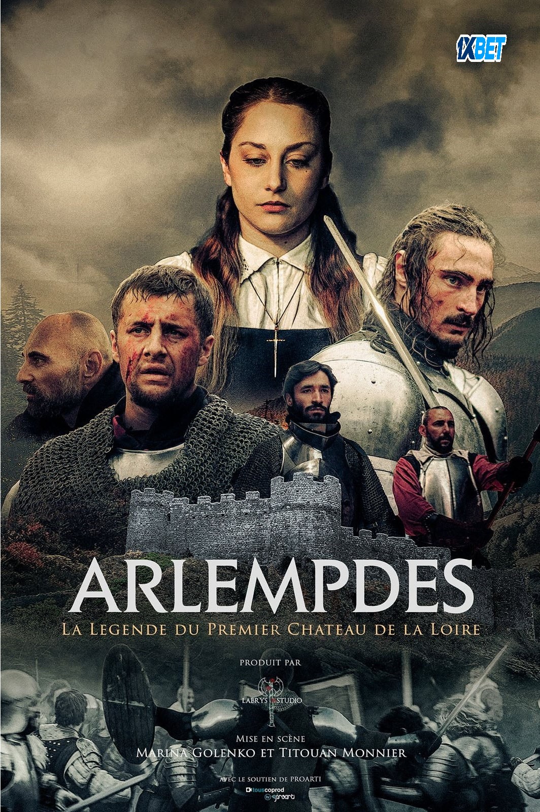 Arlempdes, La Légende du Premier Château de la Loire Hindi Dubbed Movie Poster (2024)