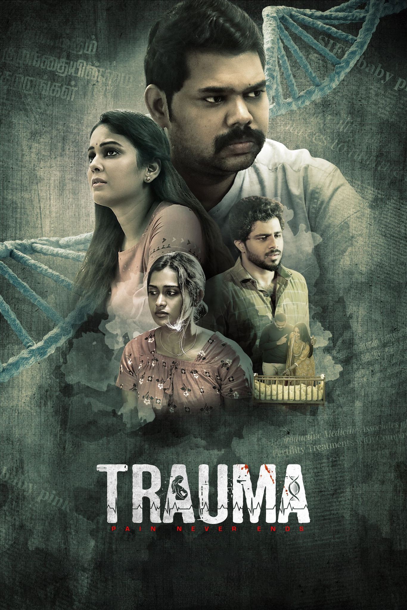 Trauma Hindi Dubbed Movie Poster (2025)