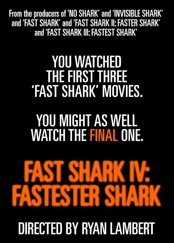 Fast Shark IV: Fastester Shark Hindi Dubbed Movie Poster (2024)