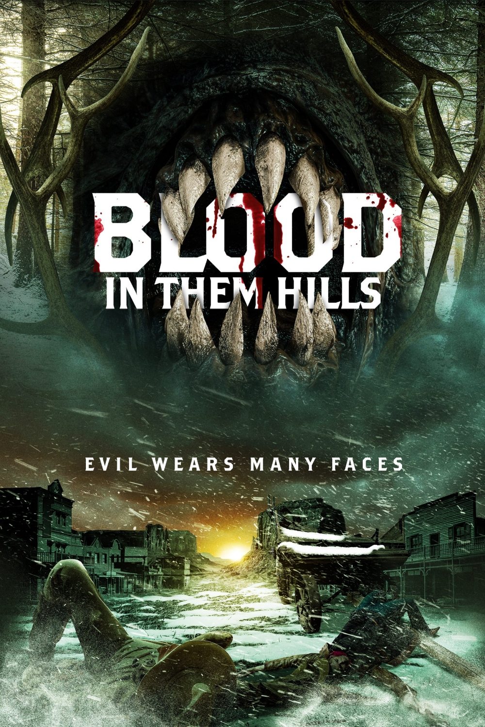 Blood in Them Hills Hindi Dubbed Movie Poster (2025)