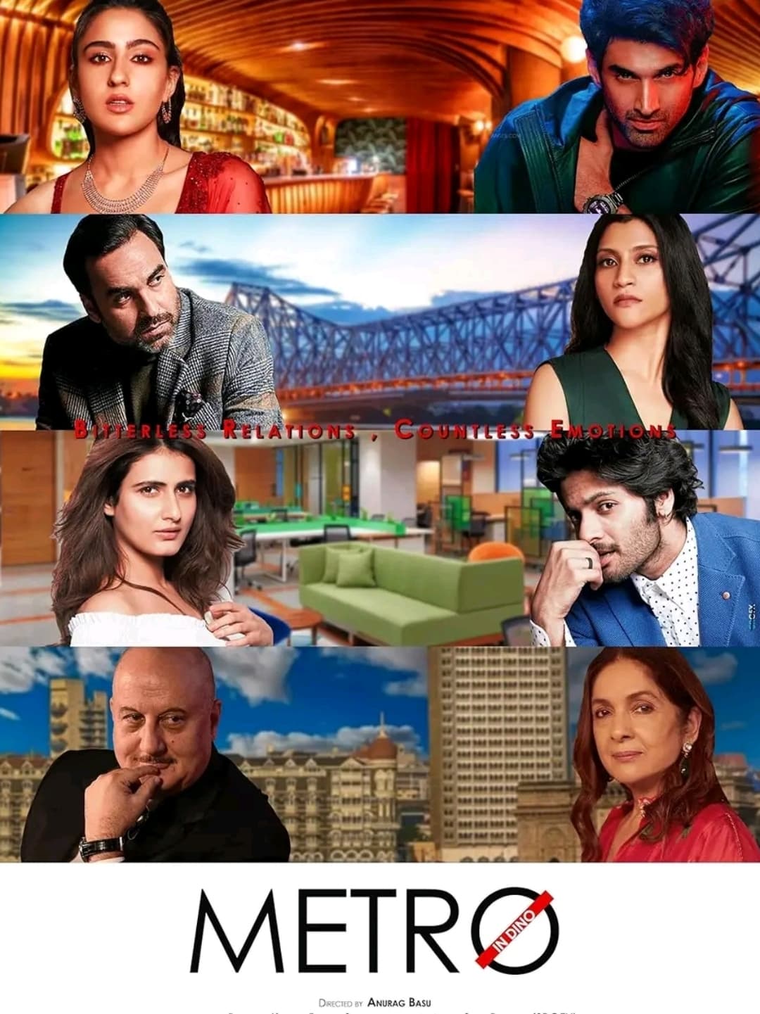 Metro... In Dino Hindi Dubbed Movie Poster (2025)