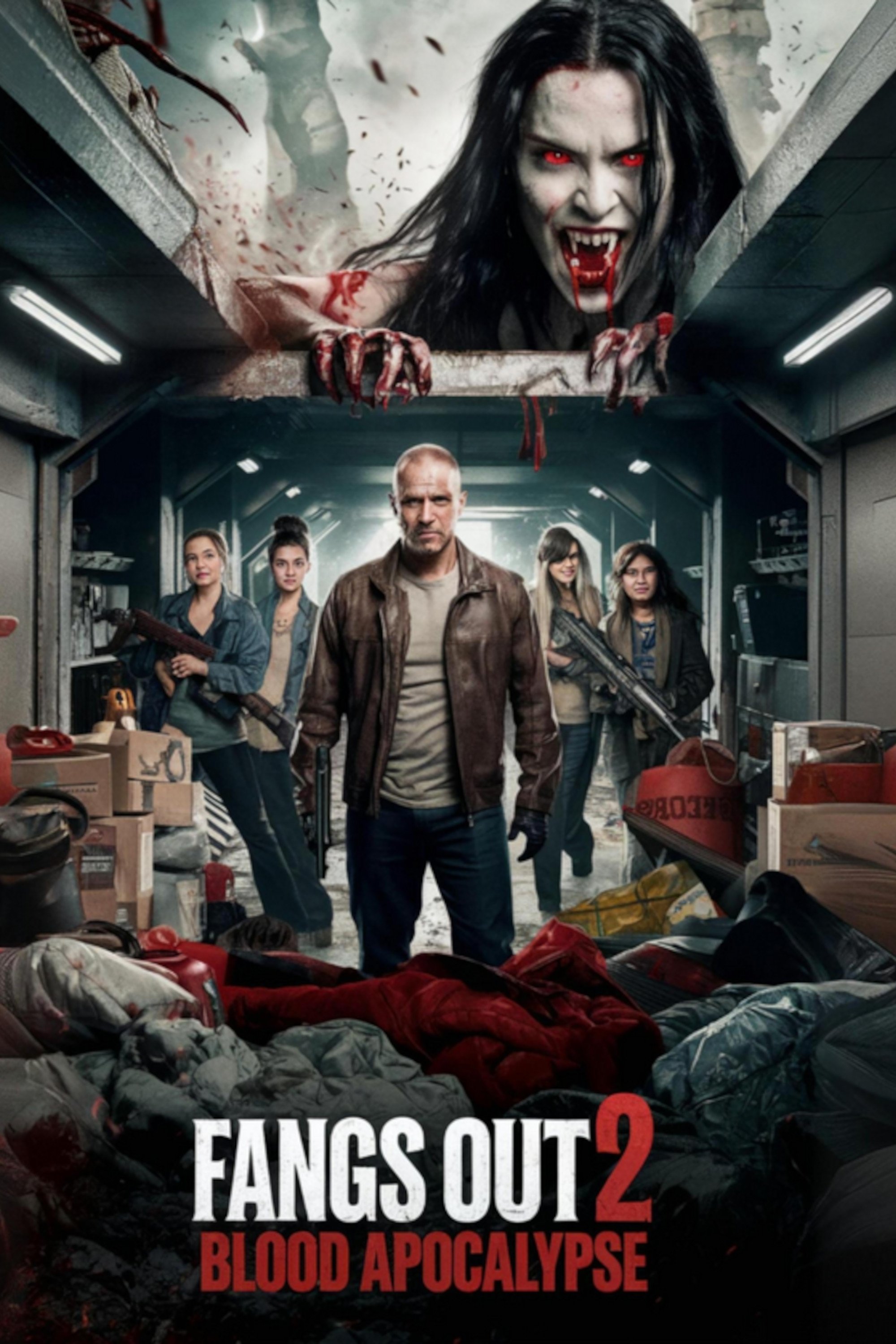 Fangs Out: Blood Apocalypse Hindi Dubbed Movie Poster (2024)
