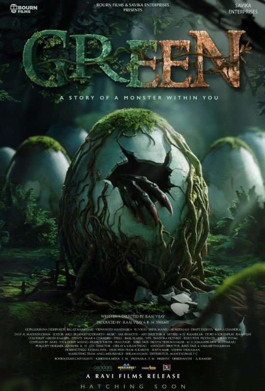 Green Hindi Dubbed Movie Poster (2024)