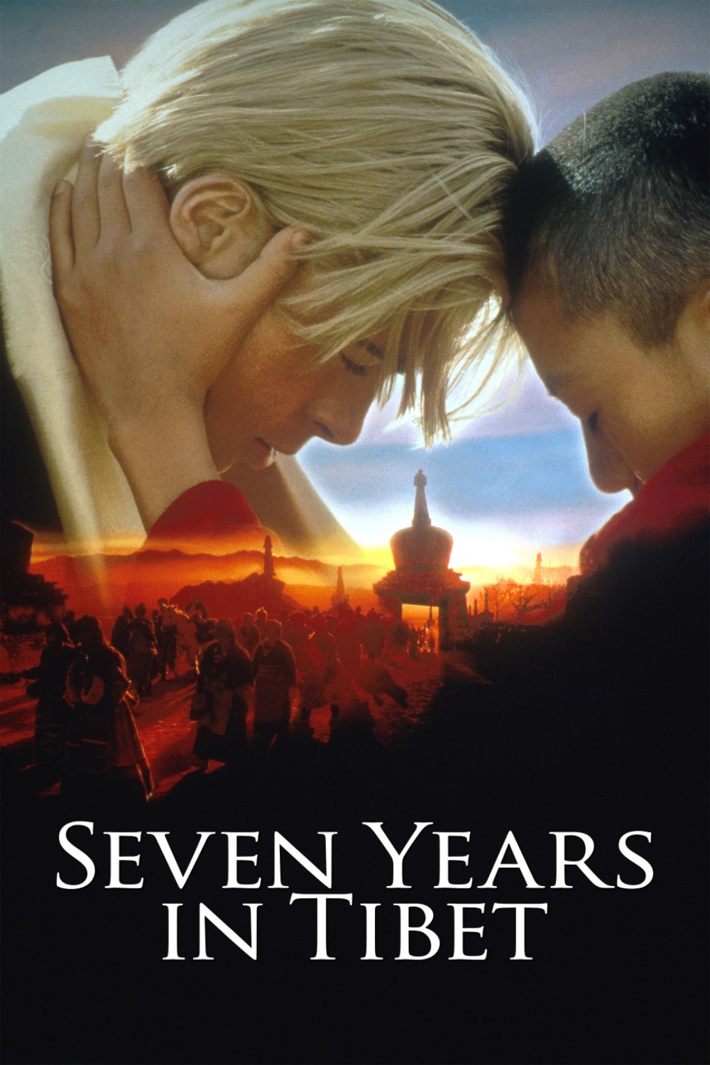 Seven Years in Tibet Hindi Dubbed Movie Poster (1997)