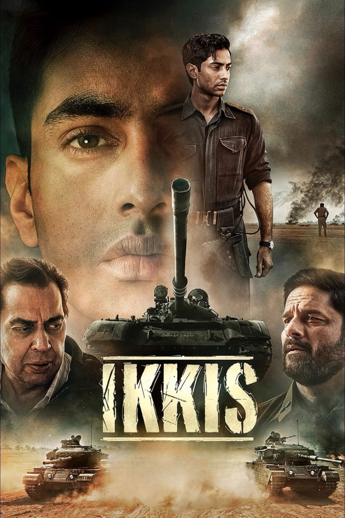 Ikkis Hindi Dubbed Movie Poster (2026)