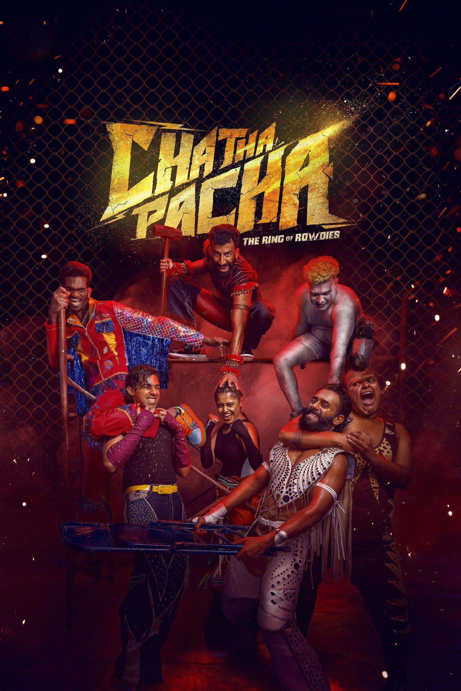 Chatha Pacha: The Ring of Rowdies Hindi Dubbed Movie Poster (2026)