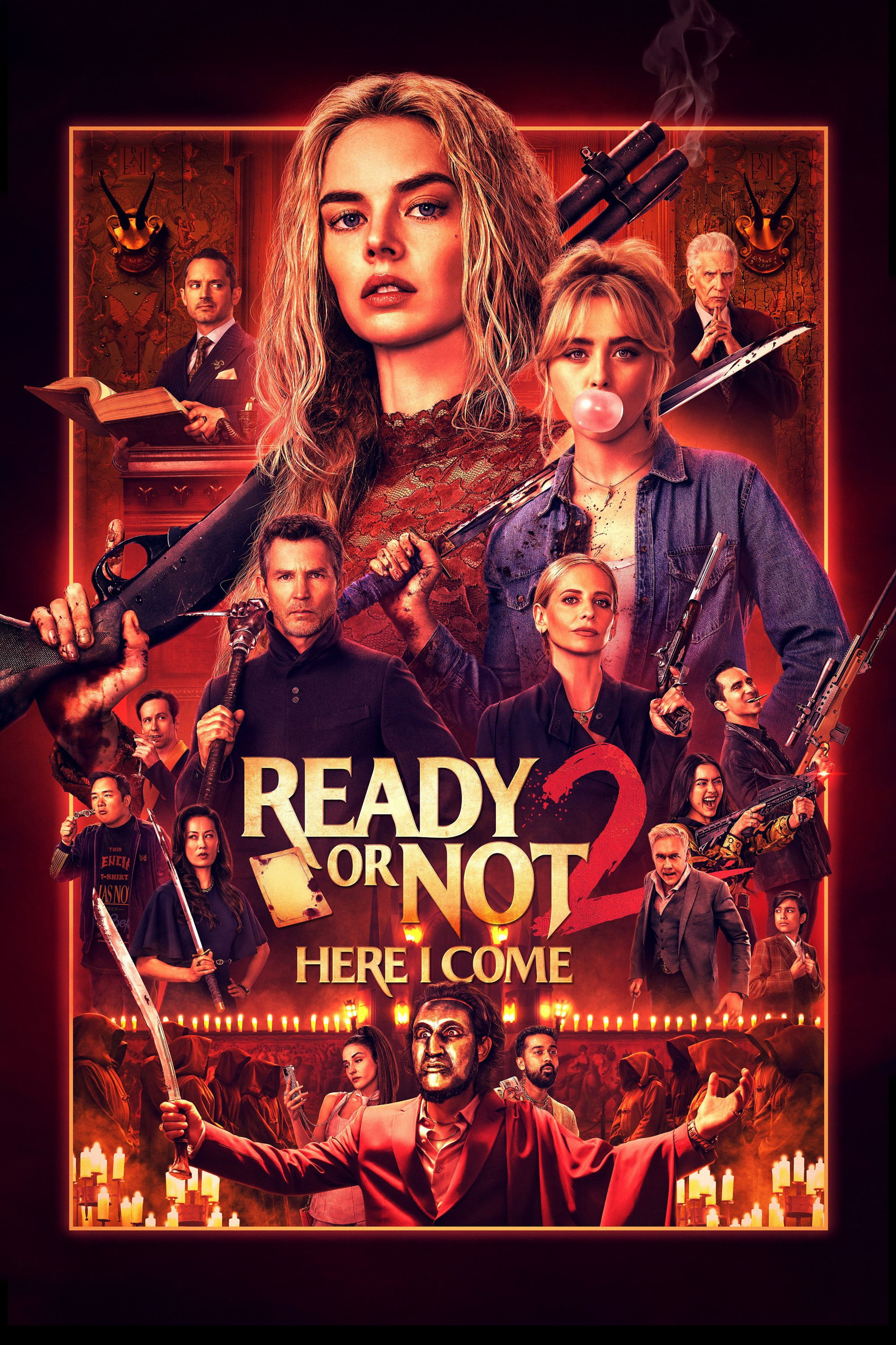 Ready or Not: Here I Come Hindi Dubbed Movie Poster (2026)